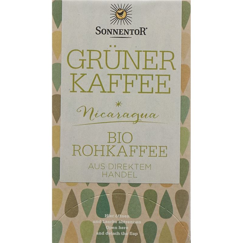 SONNENTOR Grüner Kaffee BIO Btl 18 Stk