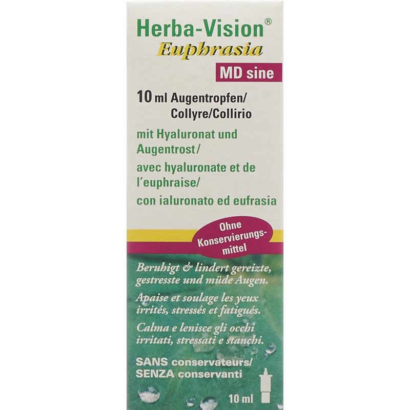 HERBA VISION Euphrasia MD sine Augentropfen 10 ml