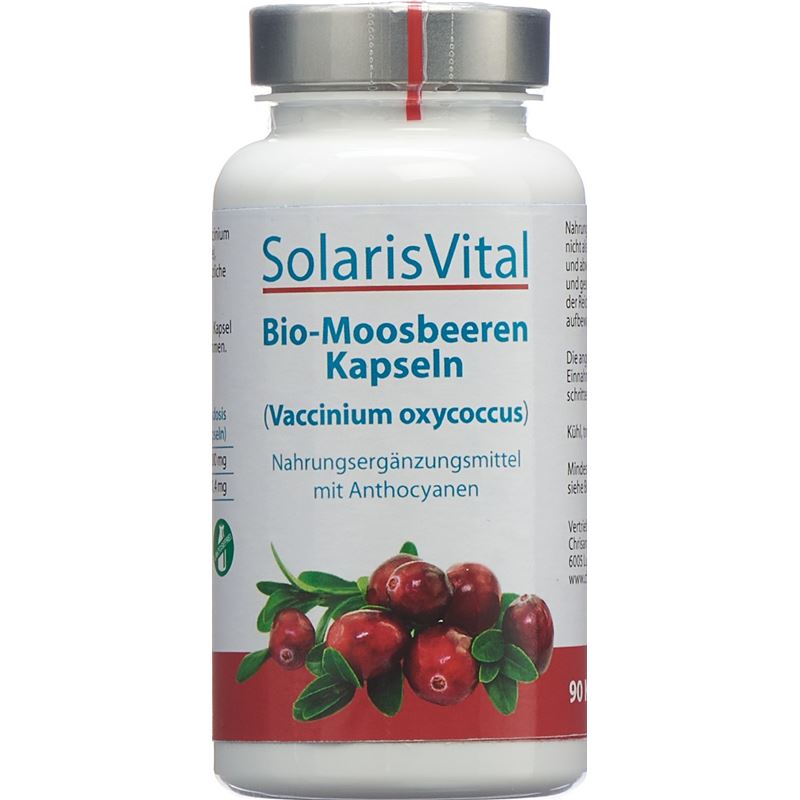 SOLARISVITAL Moosbeerensaft Kaps Bio Ds 90 Stk