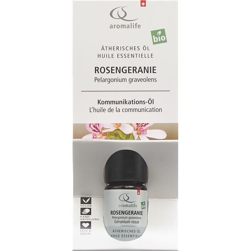 AROMALIFE TOP Rosengeranie Äth/Öl BIO Fl 5 ml