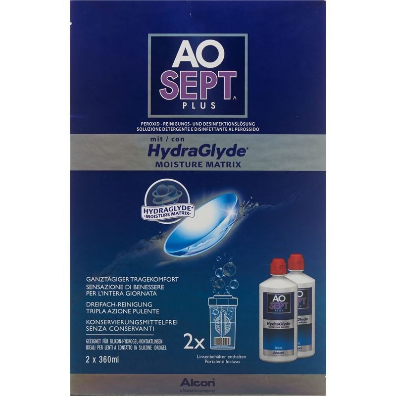 AOSEPT PLUS mit HydraGlyde 2 x 360 ml