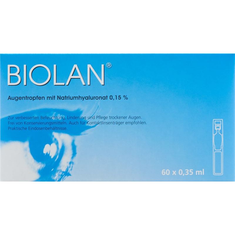 BIOLAN Gtt Opht 60 Monodos 0.35 ml