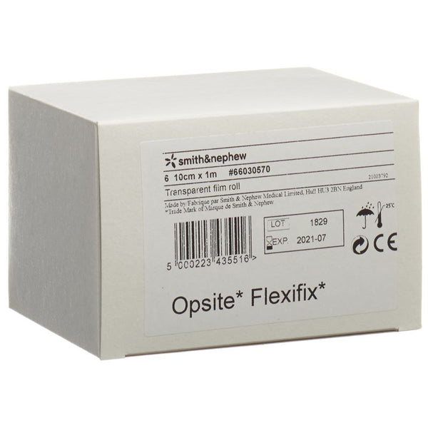 OPSITE FLEXIFIX transparente Folie 10cmx1m 6 Rolle