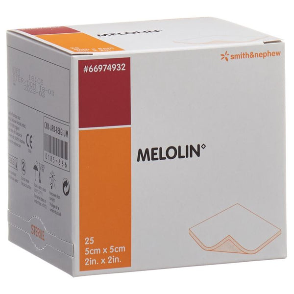 MELOLIN Wundkompressen 5x5cm steril 25 Btl