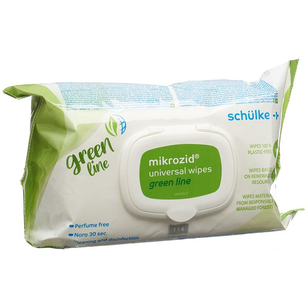 MIKROZID universal wipes greenline SP Btl 114 Stk