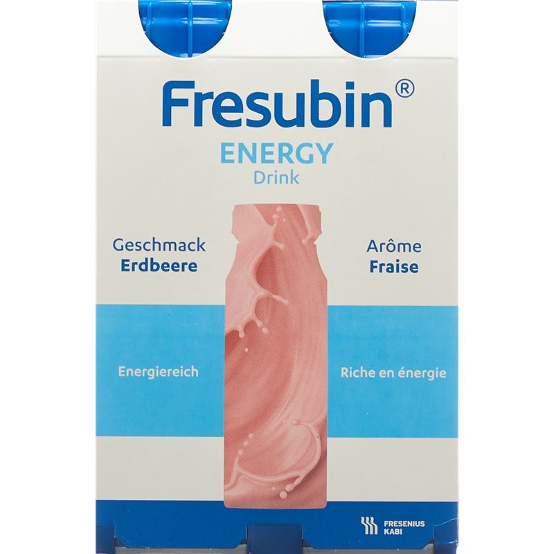 FRESUBIN Energy DRINK Erdbeere 4 Fl 200 ml