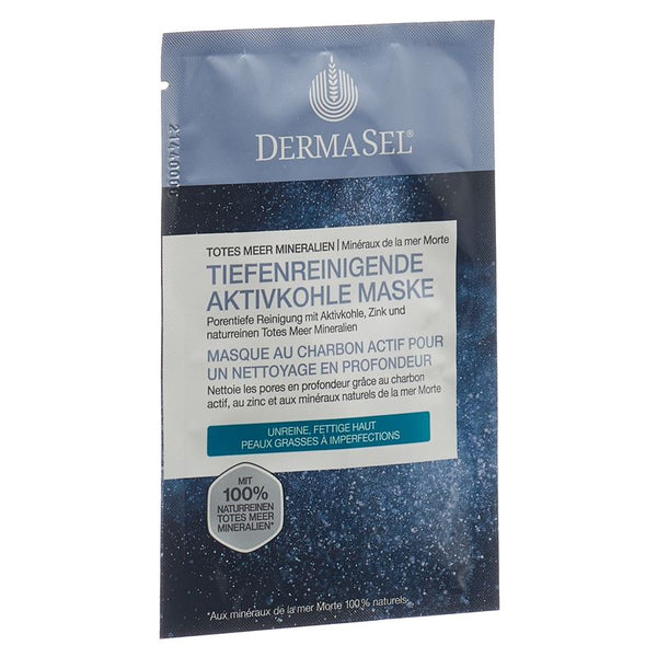 DERMASEL Maske Aktivkohle D/F Btl 12 ml