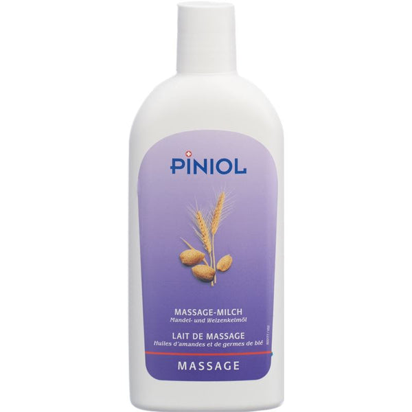 PINIOL Massagemilch m Mandel-Weizenkeimöl 1000 ml