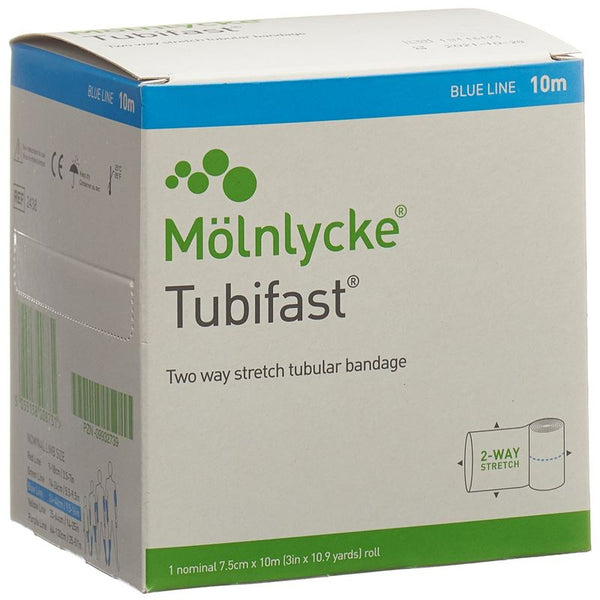 TUBIFAST Schlauchbandage 7.5cmx10m blau