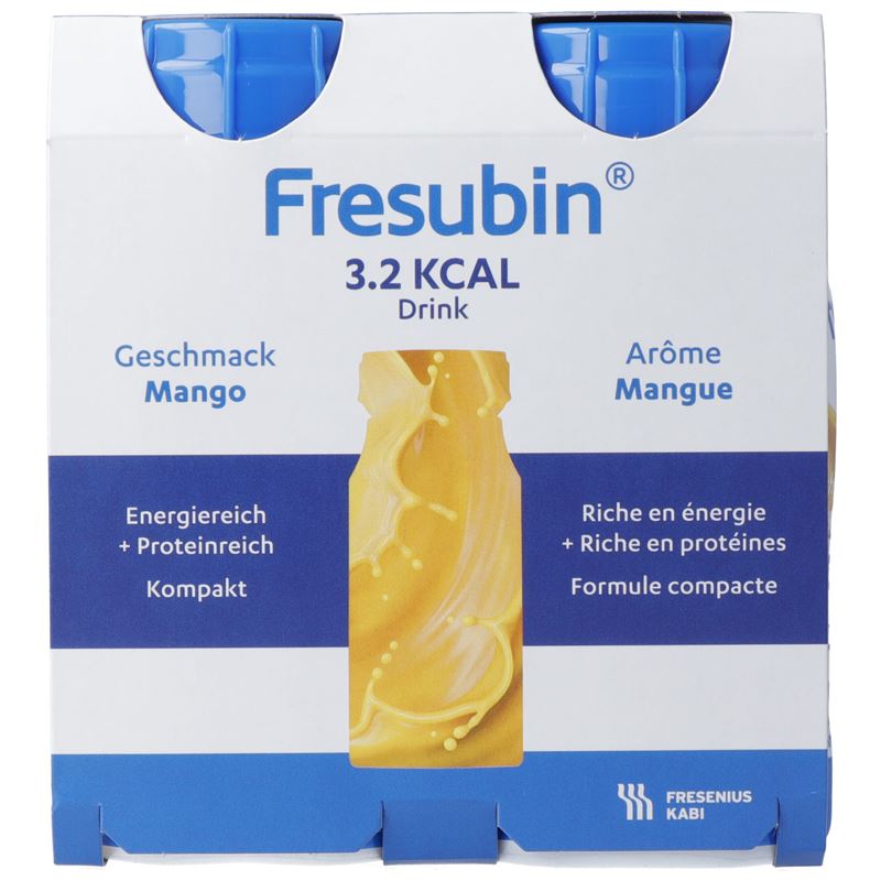 FRESUBIN 3.2 kcal DRINK Mango 4 Fl 125 ml