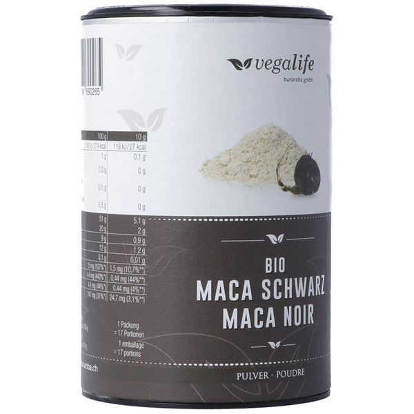 BUNAROBA Maca Pulver schwarz Ds 175 g