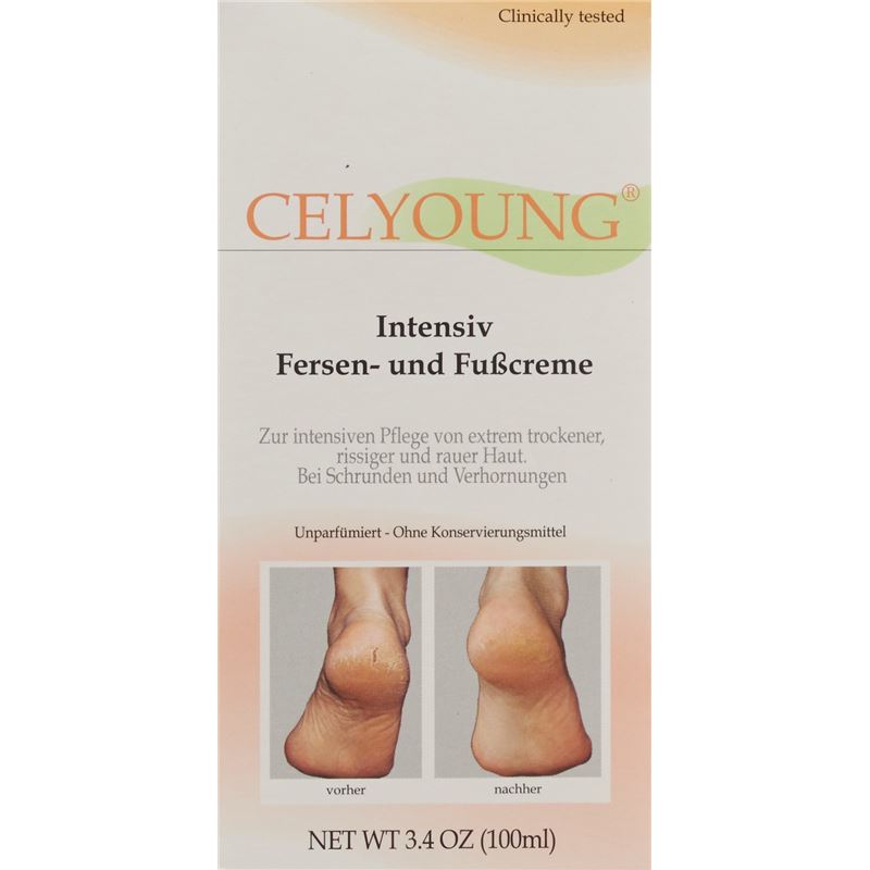 CELYOUNG Fersen und Fusscreme Tb 100 ml