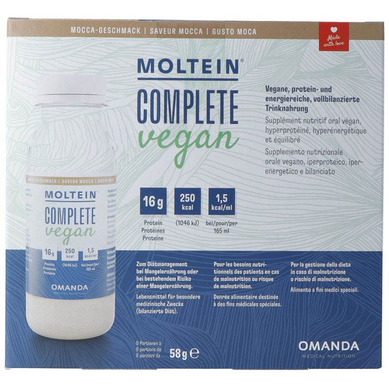 MOLTEIN Complete Vegan Mocca 6 Fl 58 g