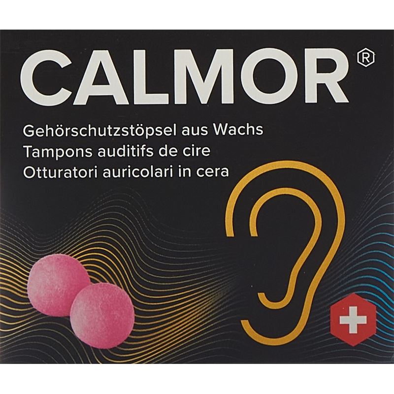 CALMOR Gehörschutzstöpsel Wachs 20 Stk