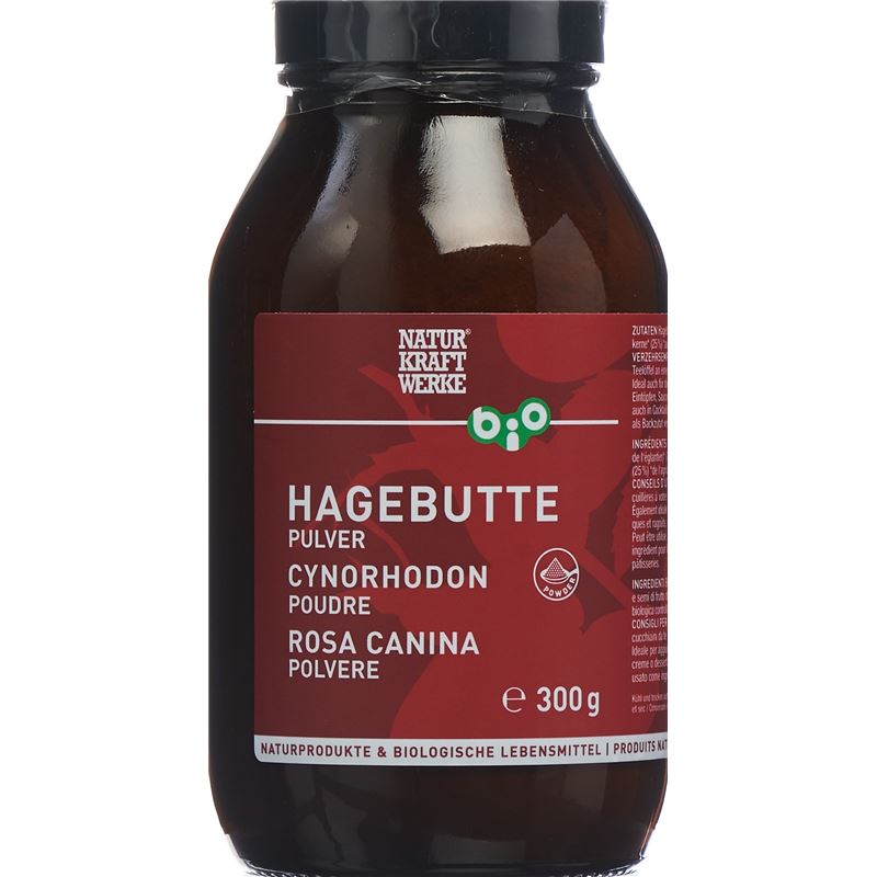 NATURKRAFTWERKE Hagebutte Pulver Bio 300 g