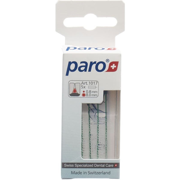 PARO Isola Long 8mm medium grün zyl 5 Stk