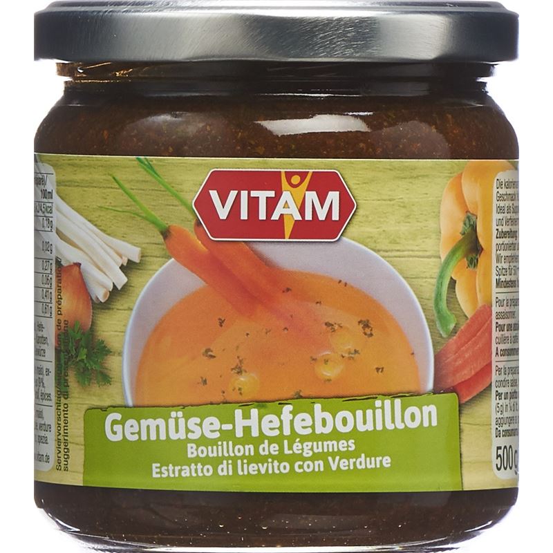 VITAM Hefebouillon Paste Gemüse gf Ds 500 g