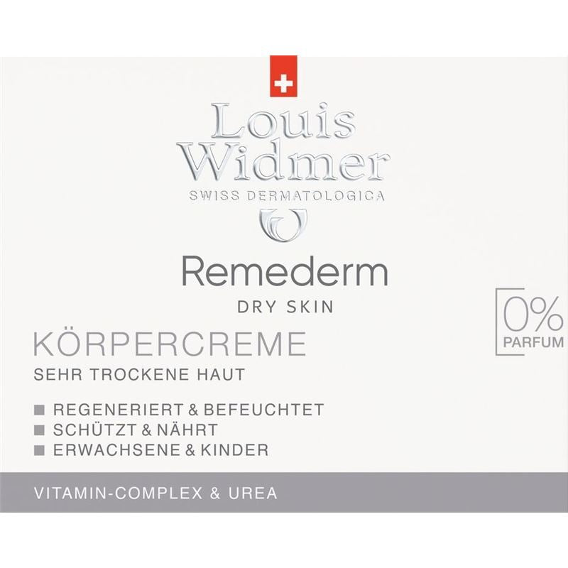 WIDMER Remederm Körpercreme o Parf 250 ml