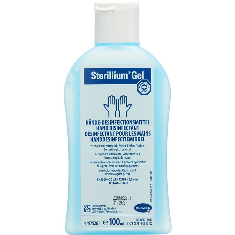 STERILLIUM Gel Händedesinfektion Fl 100 ml