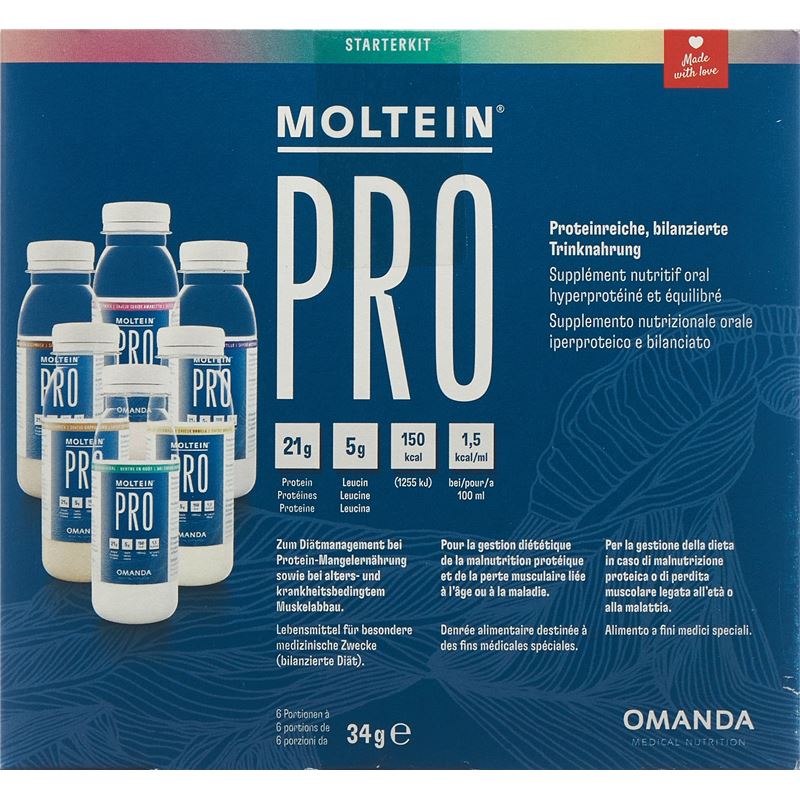 MOLTEIN PRO 1.5 Starterkit 6 Fl 34 g