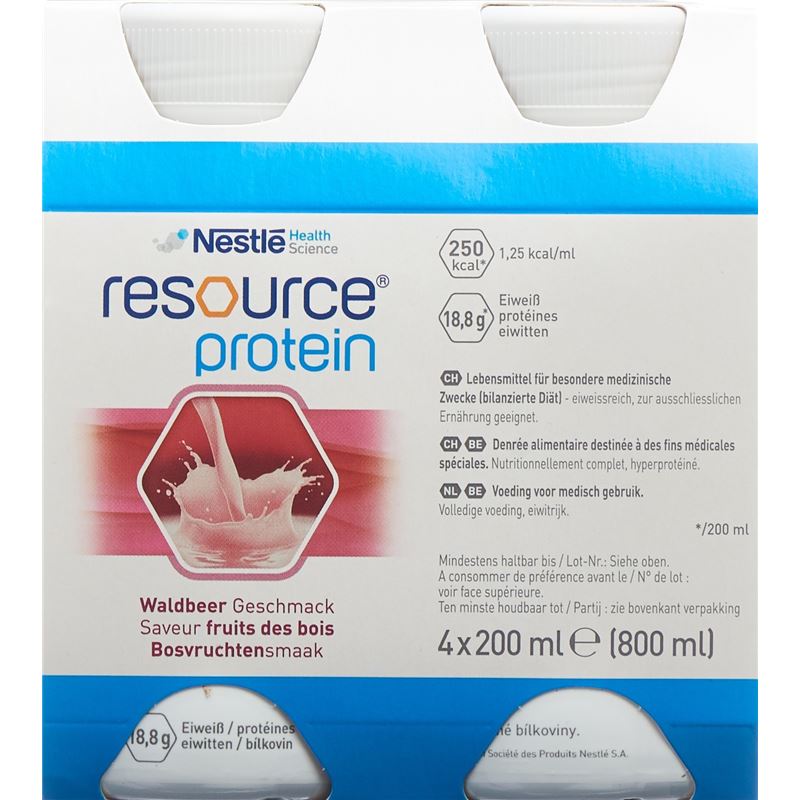 RESOURCE Protein Waldbeeren 4 x 200 ml