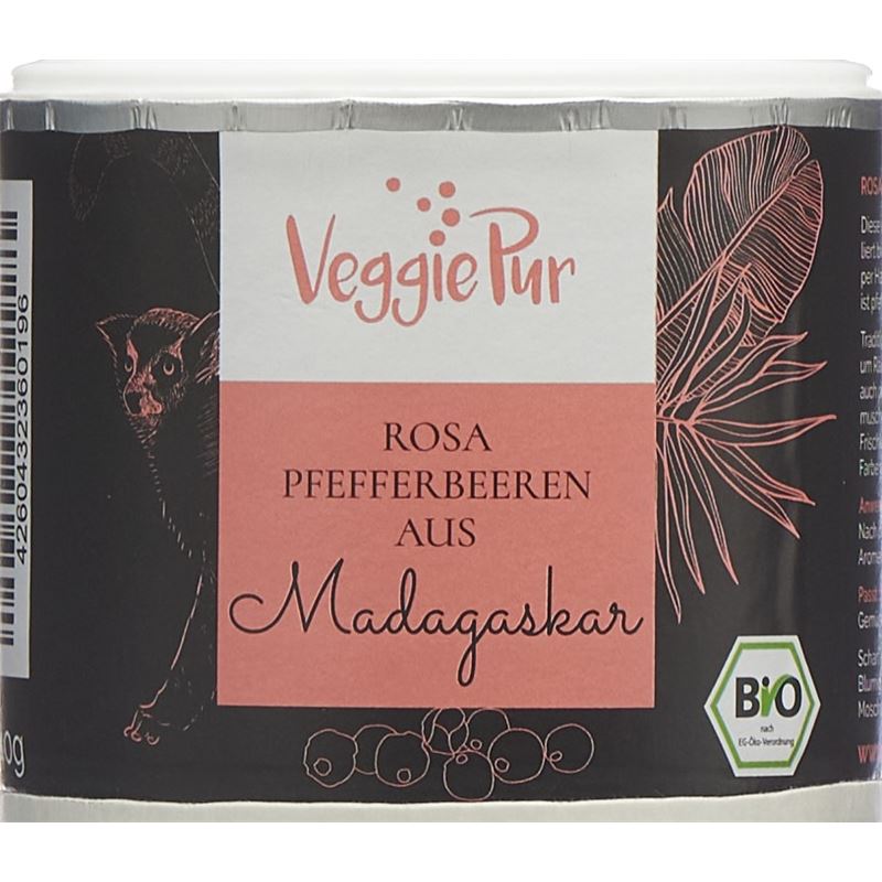 VEGGIEPUR Rosa Pfefferbeeren Bio Madagaskar 40 g