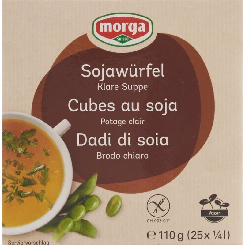 MORGA Soja Würfel mit Meersalz 25 Stk