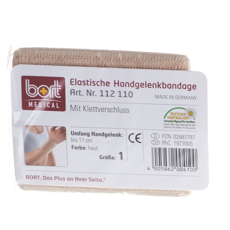 BORT Handgelenkbandage Velcro 8cm Gr2 -19cm beige