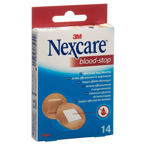 3M NEXCARE Blood-Stop Pflaster rund 14 Stk