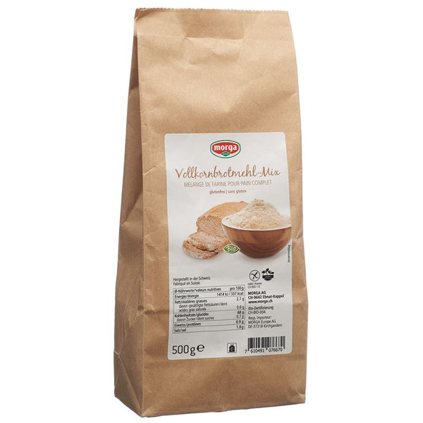 MORGA Vollkornbrot-Mehl-Mix gf Bio 500 g