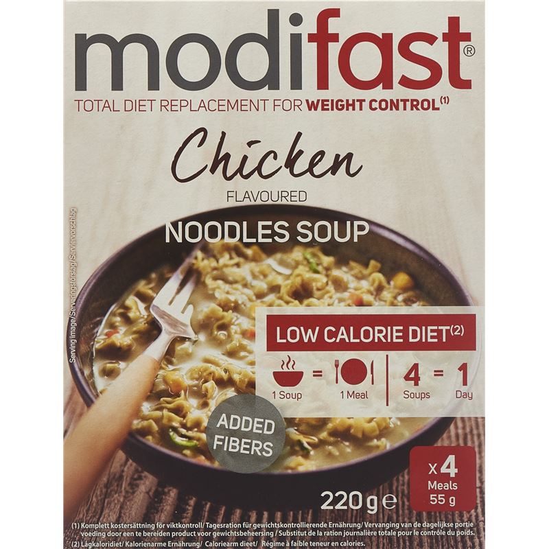 MODIFAST Nudelsuppe Chicken 4 x 55 g