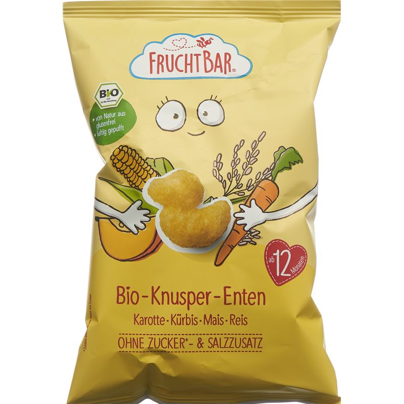 FRUCHTBAR Knusper Enten Bio Karot Kürbis Mais 30 g