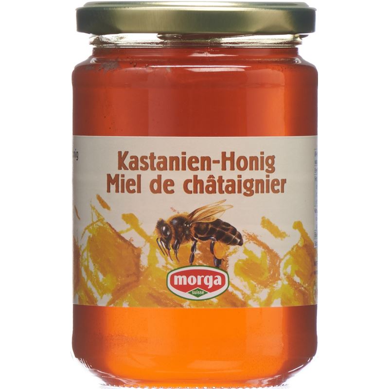 MORGA Kastanien Honig Ausland Glas 500 g