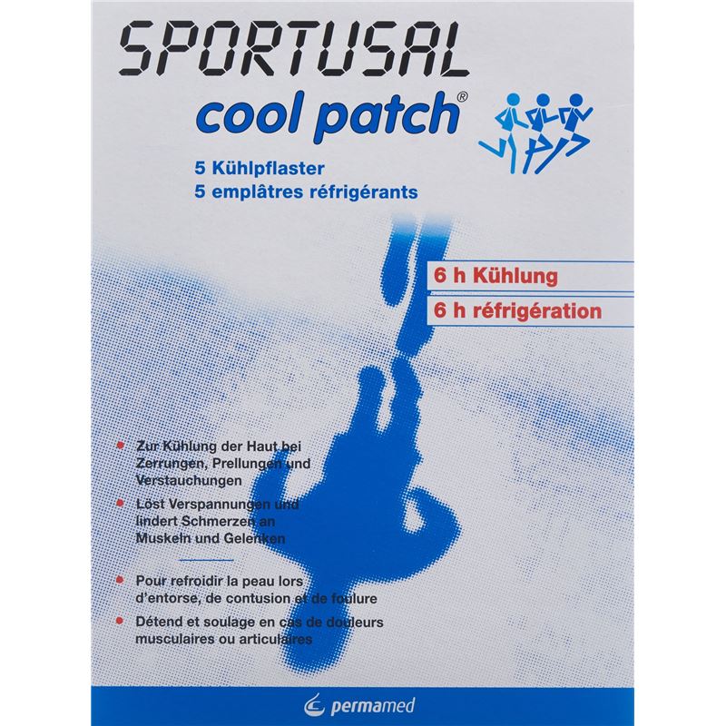 SPORTUSAL Cool Patch 5 Stk