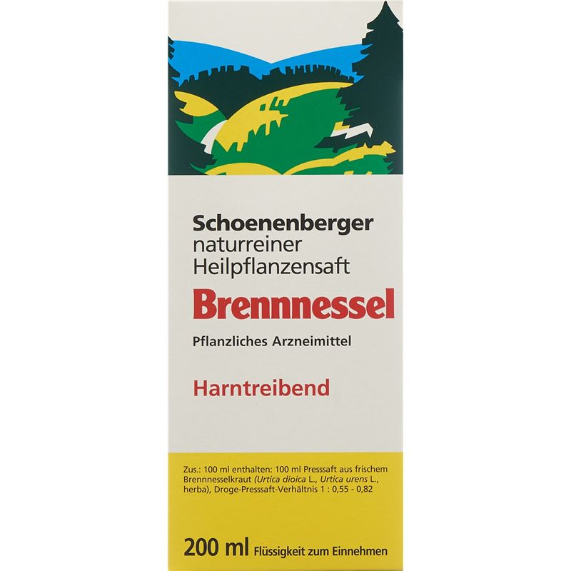 SCHOENENBERGER Brennnessel Heilpflanzensaft 200 ml