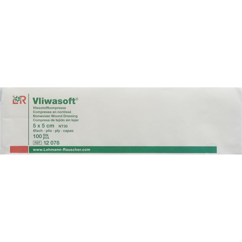 VLIWASOFT Vliesstoffko 5x5cm 6-l Btl 100 Stk