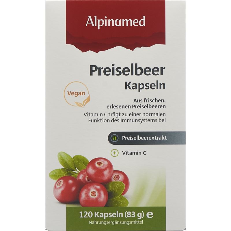 ALPINAMED Preiselbeer Kaps 120 Stk