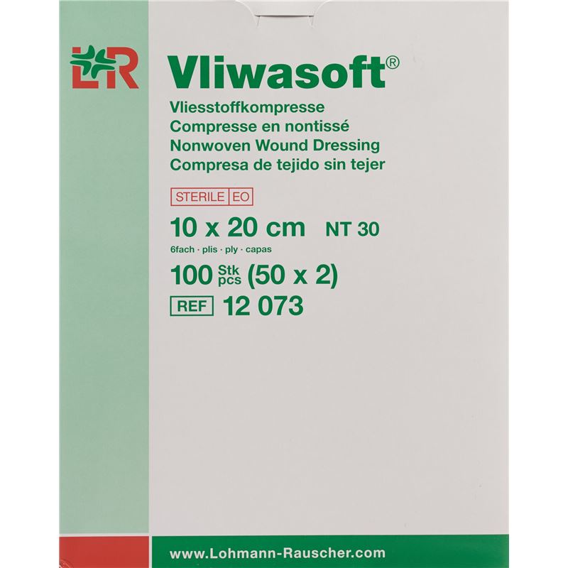 VLIWASOFT Vliesstoffko 10x20cm 6-l st 50 x 2 Stk