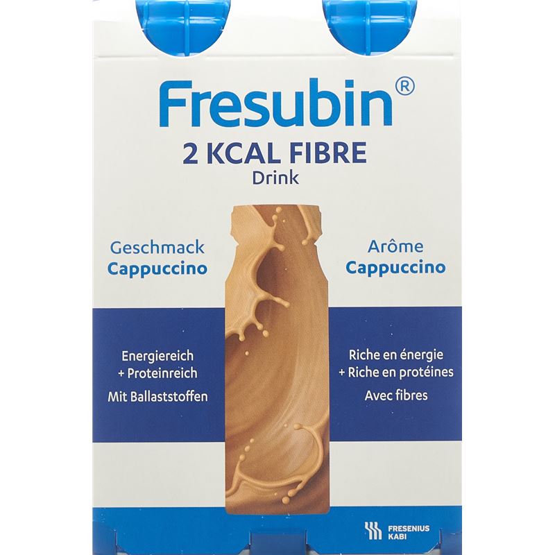 FRESUBIN 2 kcal Fibre DRINK Cappuccino 4 x 200 ml