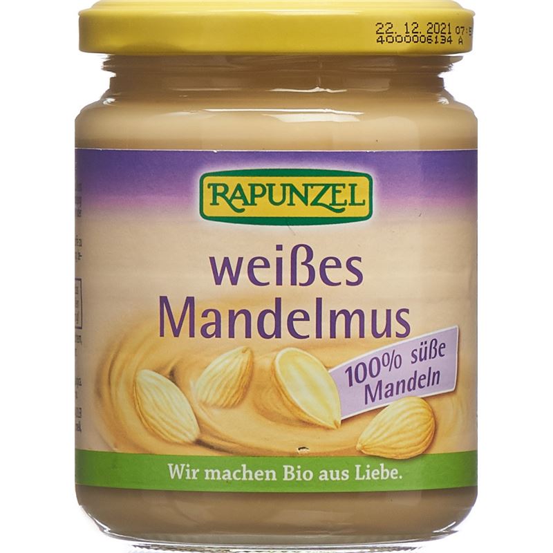 RAPUNZEL Mandelmus weiss Bio Glas 250 g