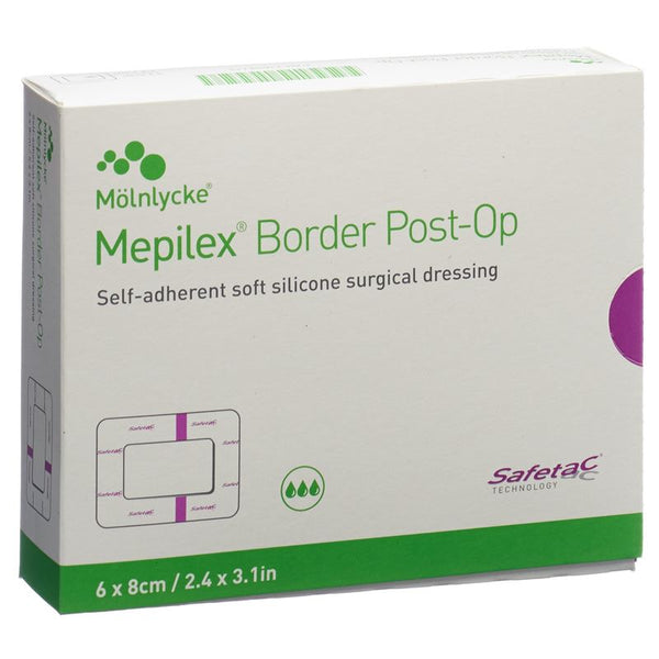 MEPILEX Border Post OP 6x8cm 10 Stk