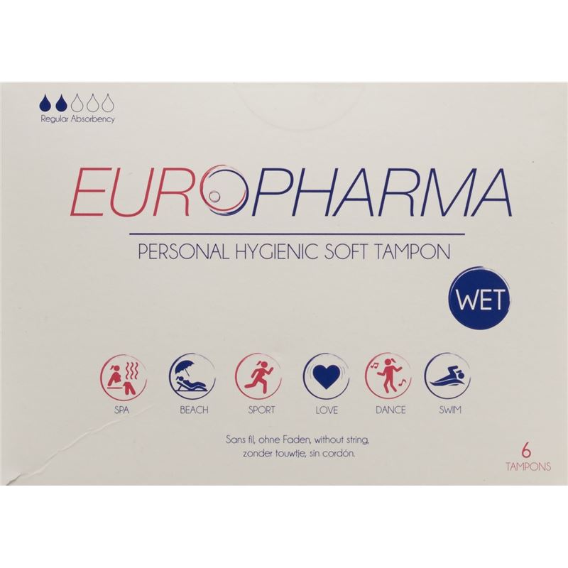 EUROPHARMA Hygienic Tampons 6 Stk