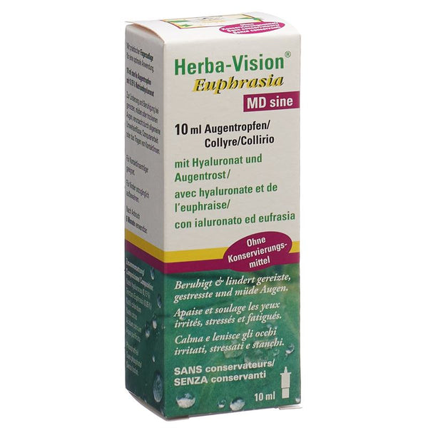 HERBA VISION Euphrasia MD sine Augentropfen 10 ml