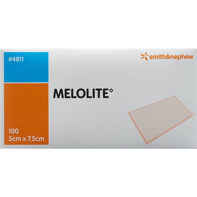 MELOLITE Wundkompresse 5cmx7.5cm 100 Btl