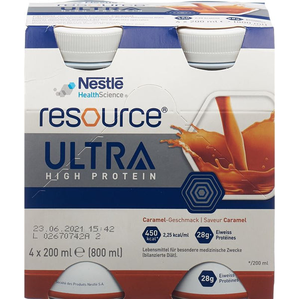RESOURCE Ultra High Protein Caramel 4 Fl 200 ml