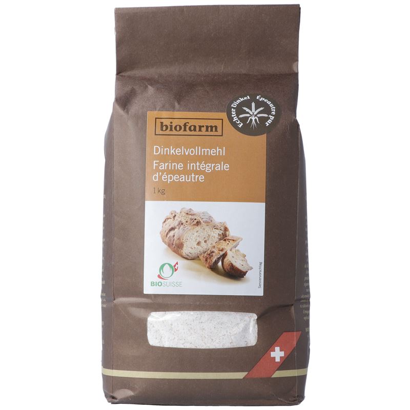 BIOFARM Dinkel Vollmehl Knospe 1 kg