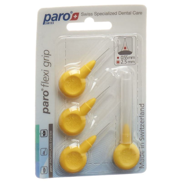 PARO Flexi Grip 2.5mm xx-fine gelb zylindr 4 Stk