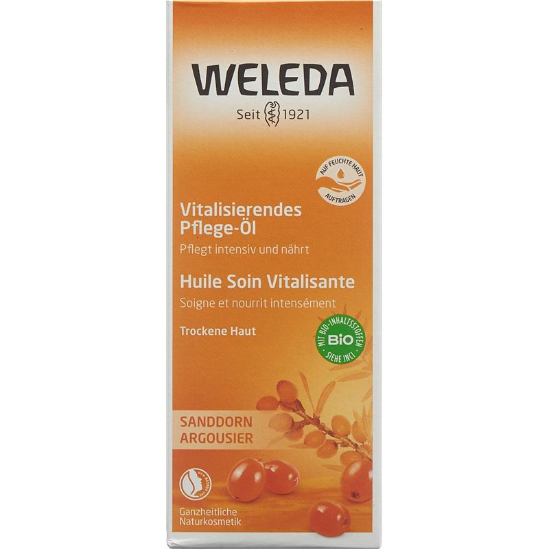 WELEDA Pflege-Öl vitalisierend Sanddorn 100 ml