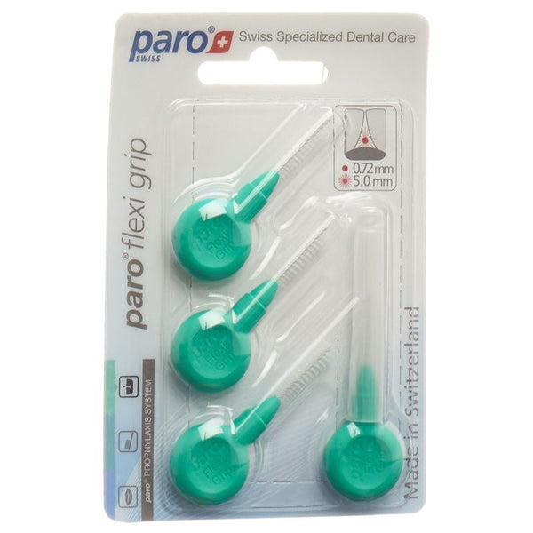 PARO Flexi Grip 5mm mittel grün zylindrisch 4 Stk