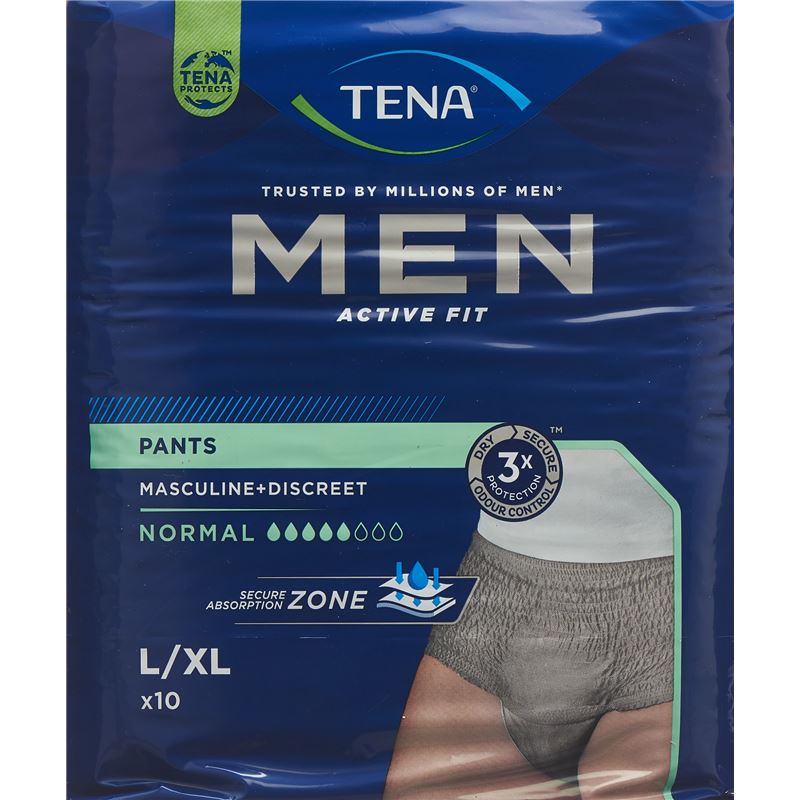 TENA Men Active Fit Pants Normal L/XL 10 Stk